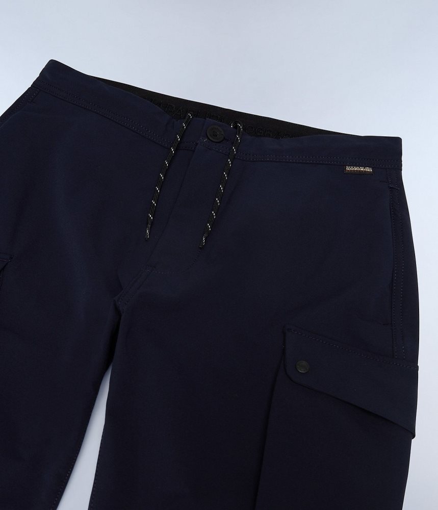 Pantaloni Cargo Barbati Napapijri Broc Cargo Trousers Albastri Inchis | ROQ570342
