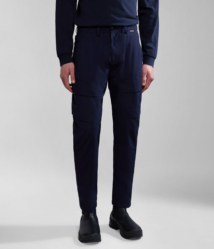 Pantaloni Cargo Barbati Napapijri Carchi Cargo Trousers Albastri Inchis | QRW391807