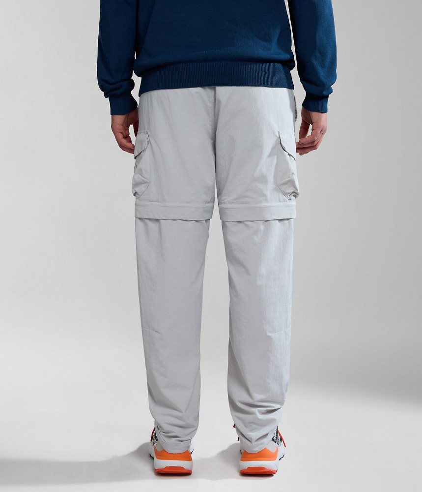 Pantaloni Cargo Barbati Napapijri Circular Cargo Trousers by Moreno Ferrari Gri | OAF064398