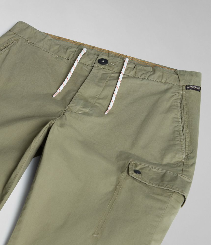 Pantaloni Cargo Barbati Napapijri Dease Cargo Trousers Verzi | UVO157296