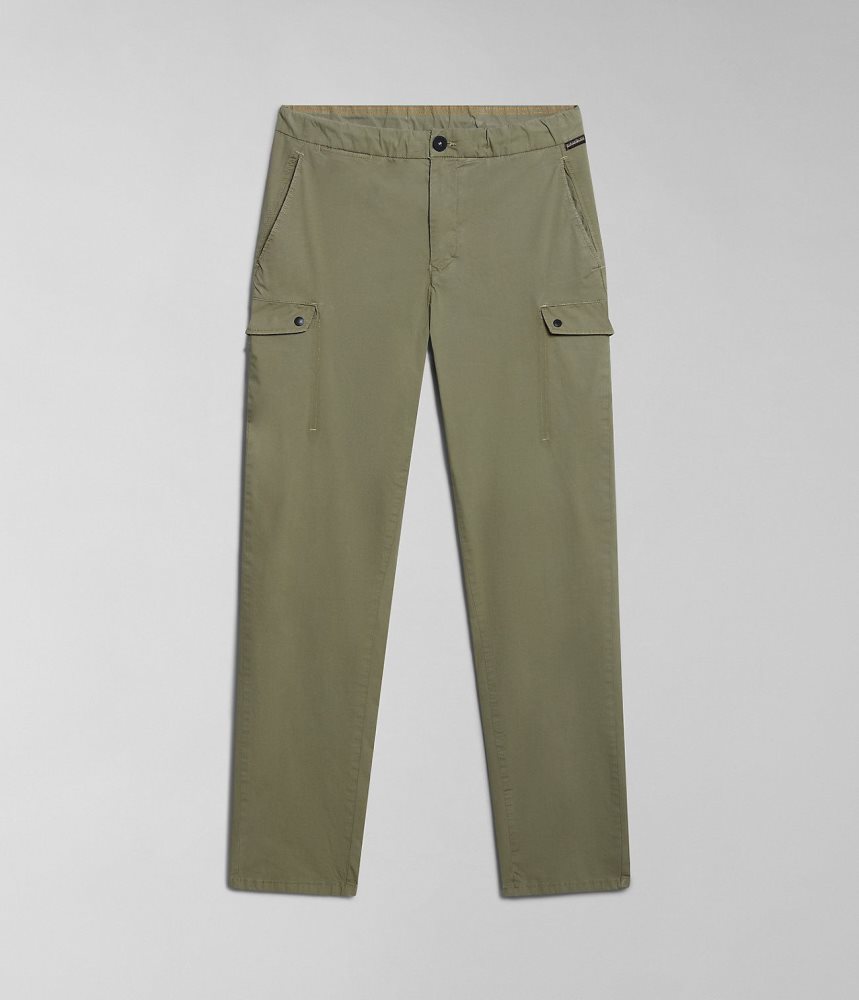 Pantaloni Cargo Barbati Napapijri Dease Cargo Trousers Verzi | UVO157296