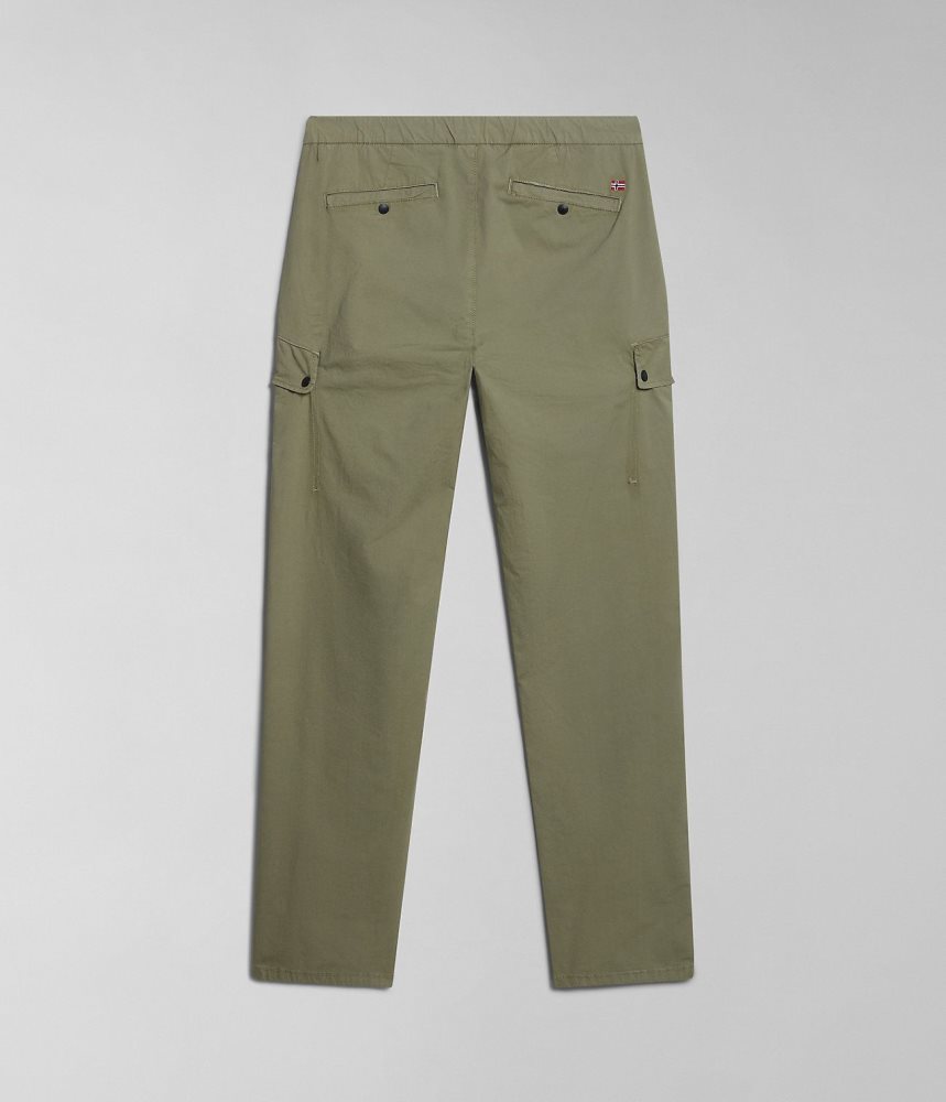 Pantaloni Cargo Barbati Napapijri Dease Cargo Trousers Verzi | UVO157296