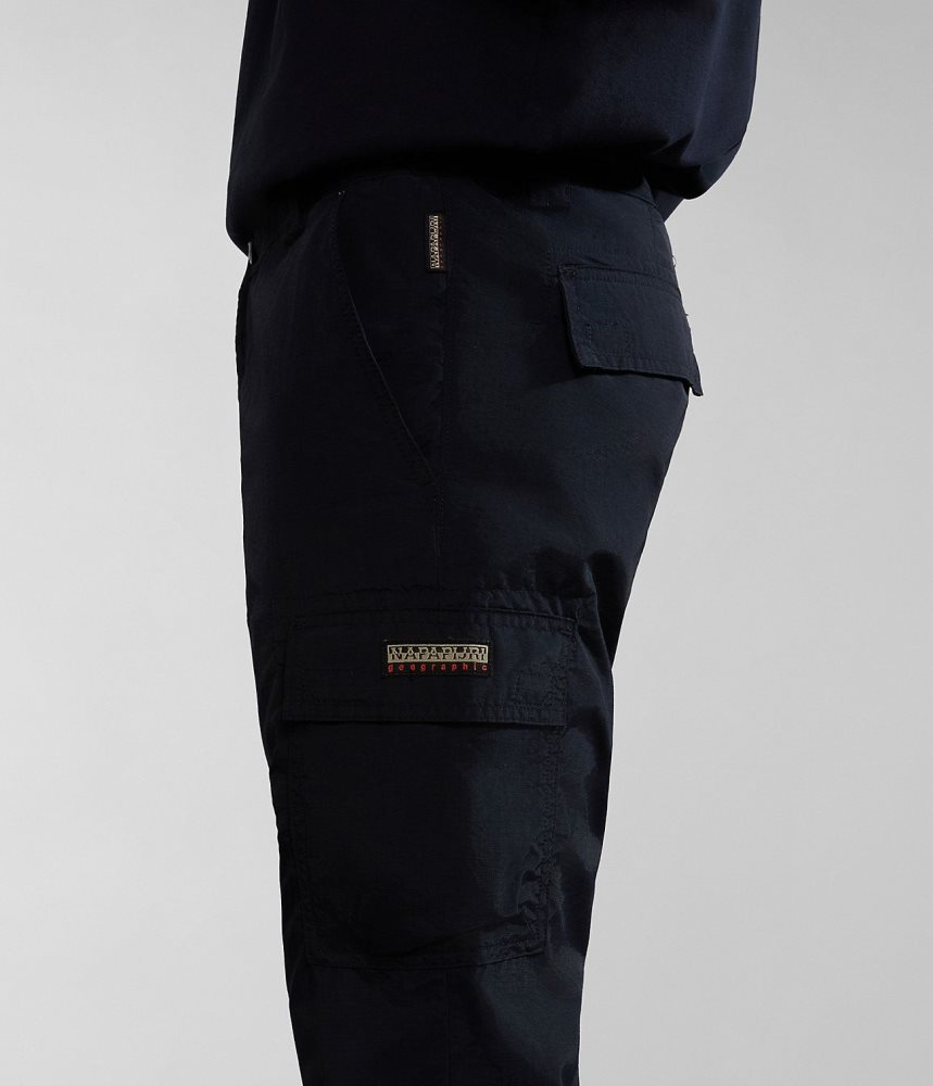 Pantaloni Cargo Barbati Napapijri Faber Cargo Trousers Negrii | VHW628514