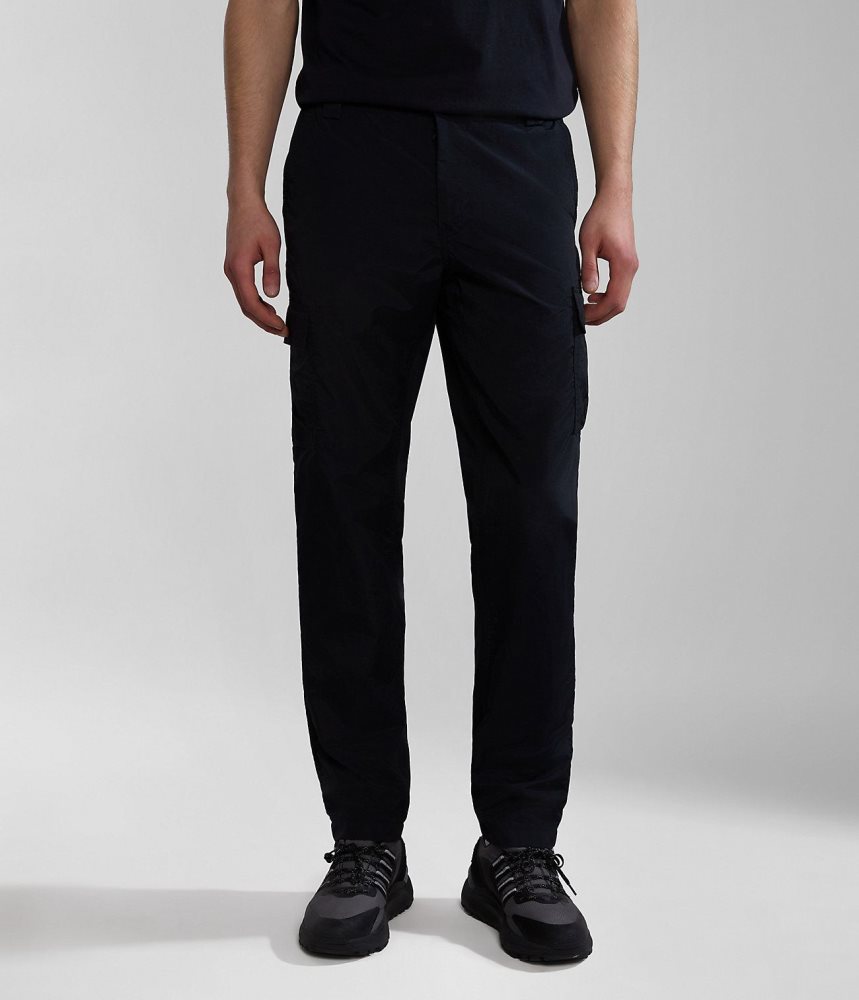 Pantaloni Cargo Barbati Napapijri Faber Cargo Trousers Negrii | VHW628514