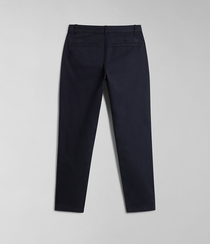 Pantaloni Chino Dama Napapijri Meridian Chino Trousers Albastri Inchis | XWH738965