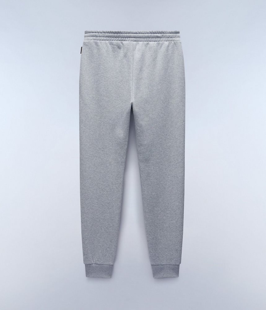 Pantaloni Jogger Barbati Napapijri Box Logo Joggers Gri | MQJ693245