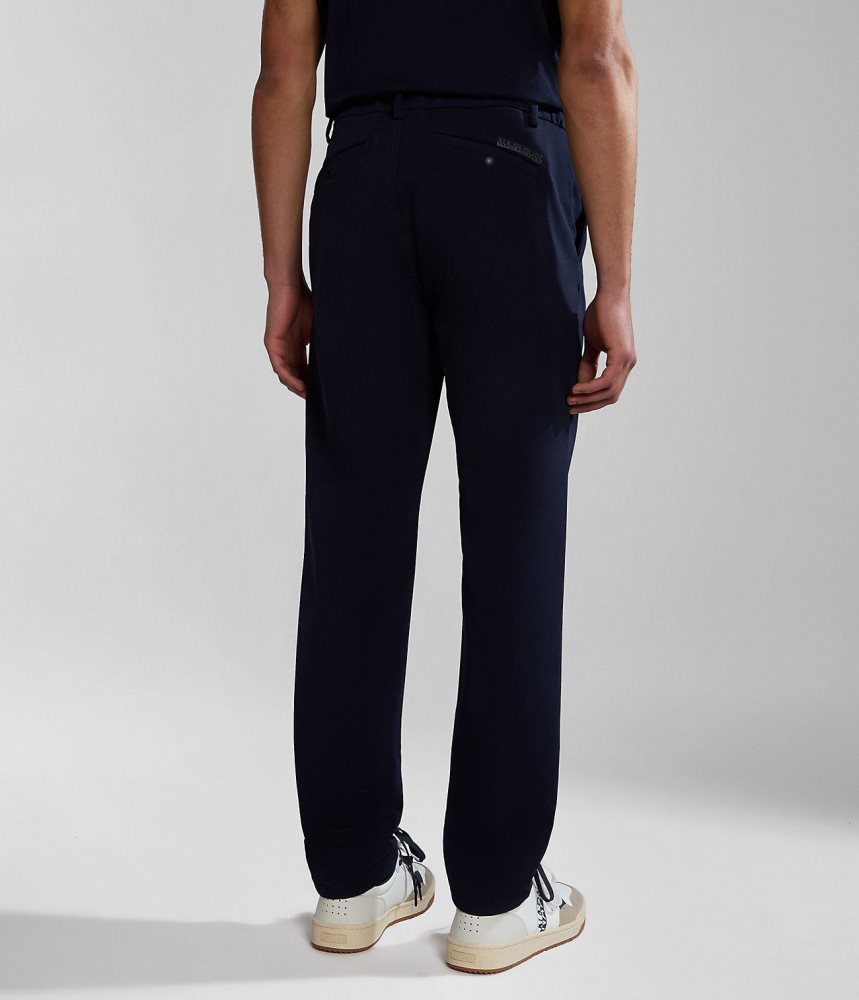 Pantaloni Jogger Barbati Napapijri Dease Tech Trousers Albastri Inchis | WOR581643
