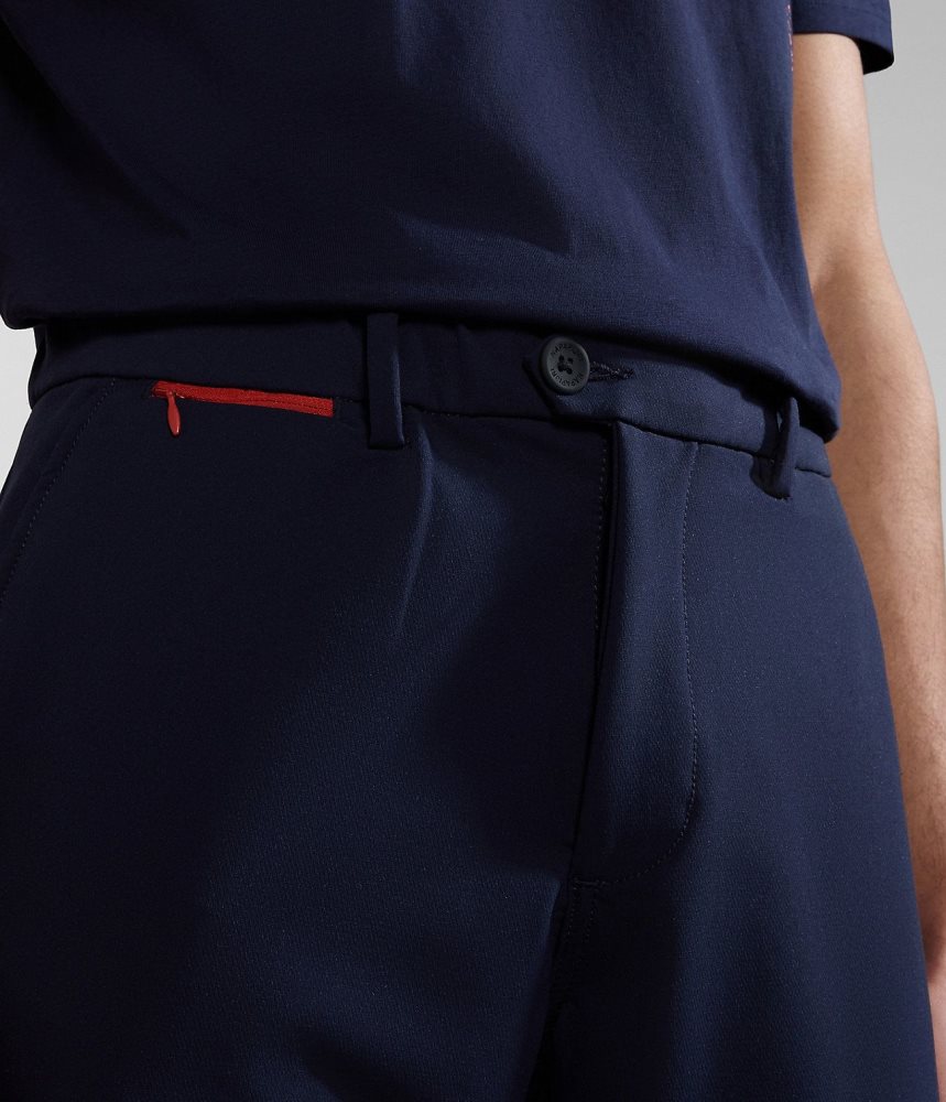Pantaloni Jogger Barbati Napapijri Dease Tech Trousers Albastri Inchis | WOR581643