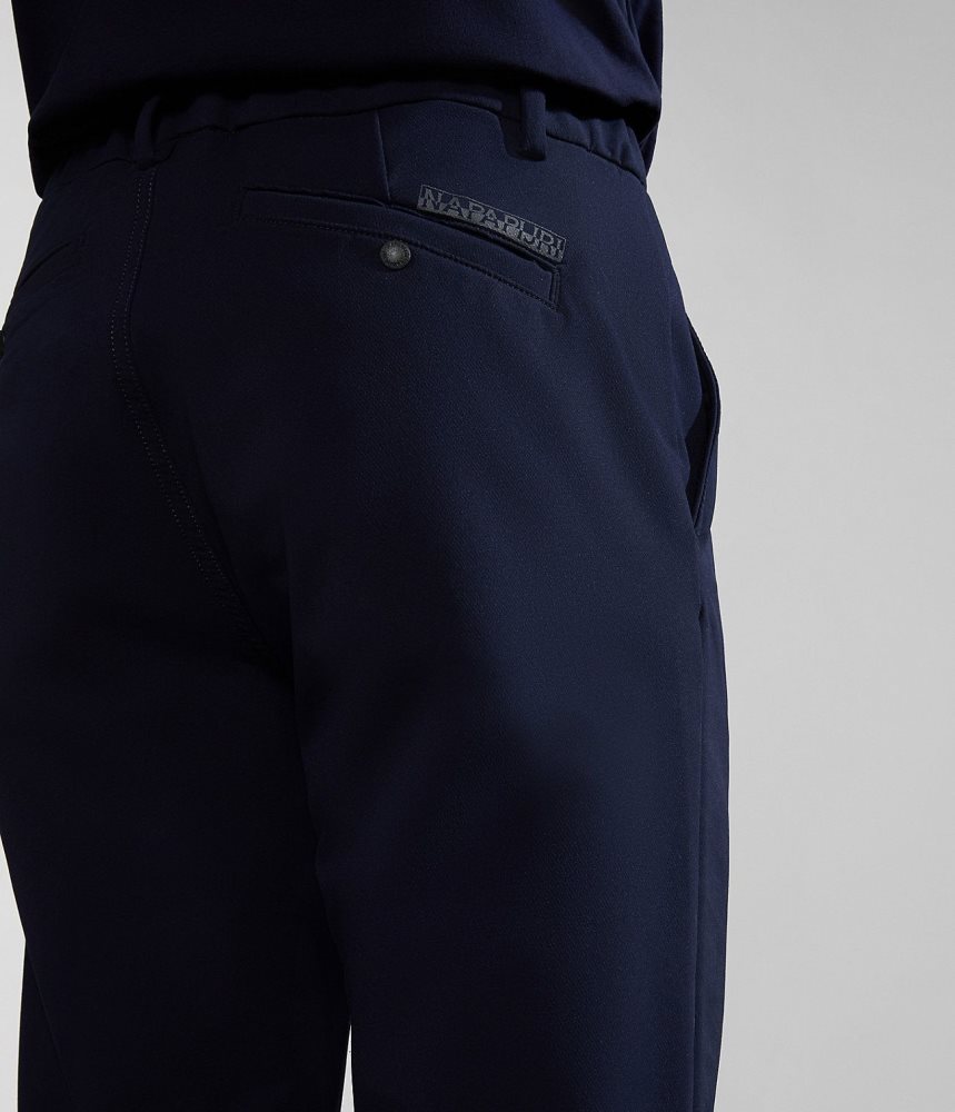 Pantaloni Jogger Barbati Napapijri Dease Tech Trousers Albastri Inchis | WOR581643