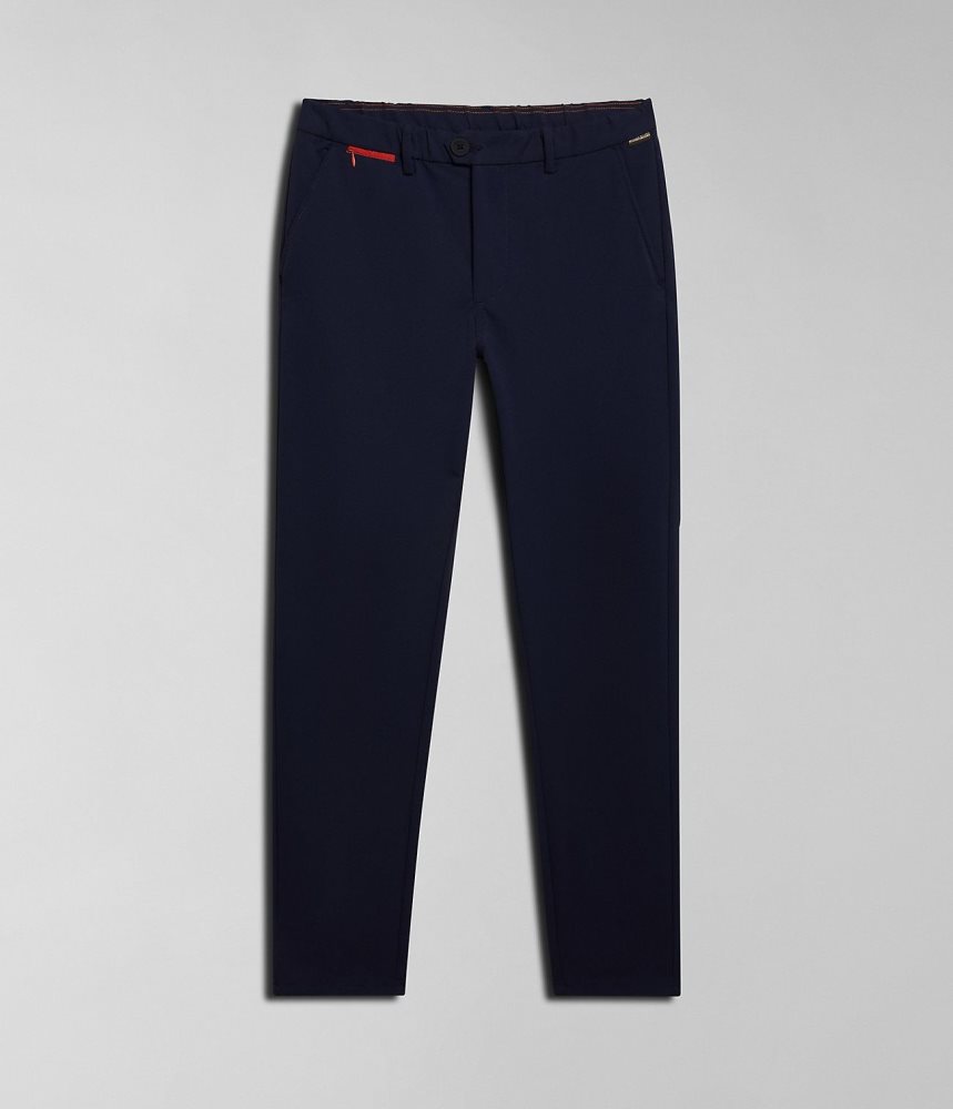 Pantaloni Jogger Barbati Napapijri Dease Tech Trousers Albastri Inchis | WOR581643