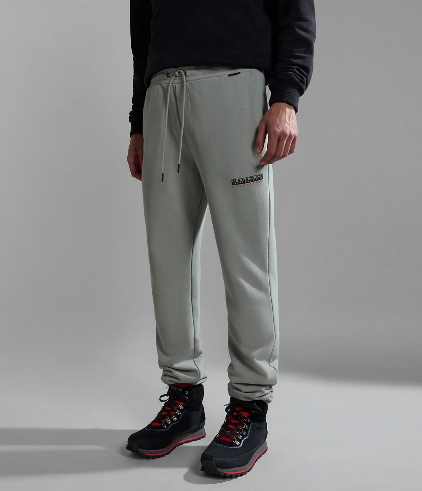 Pantaloni Jogger Barbati Napapijri Iceberg Joggers Gri | ZNM742136