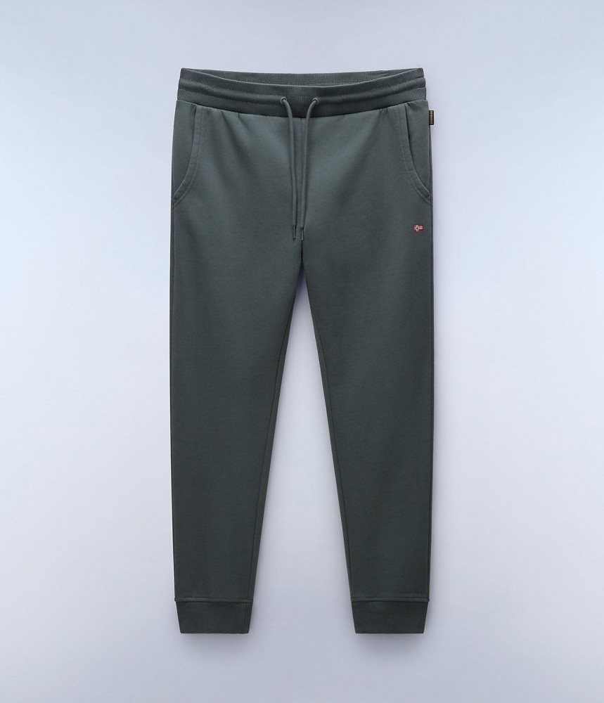 Pantaloni Jogger Barbati Napapijri Malis Fleece Trousers Verzi | XHL517046