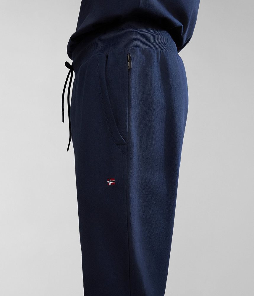 Pantaloni Jogger Barbati Napapijri Malis Summer Joggers Albastri Inchis | ICV167982