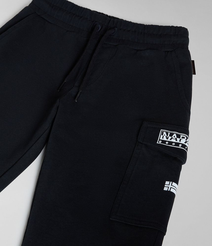 Pantaloni Jogger Copii Napapijri Cree Joggers (4-16 YEARS) Negrii | XJF580294