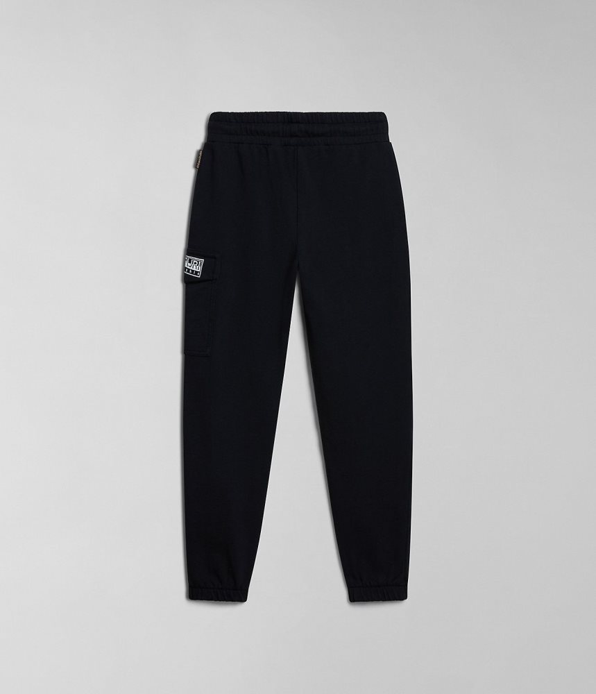 Pantaloni Jogger Copii Napapijri Cree Joggers (4-16 YEARS) Negrii | XJF580294
