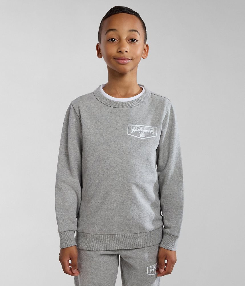 Pantaloni Jogger Copii Napapijri Cree Tracksuit (4-16 YEARS) Gri | ITX486107