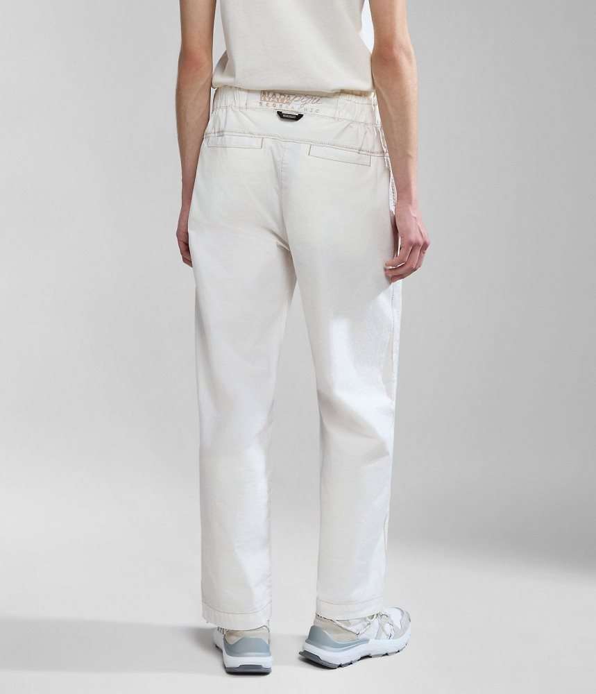 Pantaloni Jogger Dama Napapijri Aberdeen Trousers Albi | TNS413679
