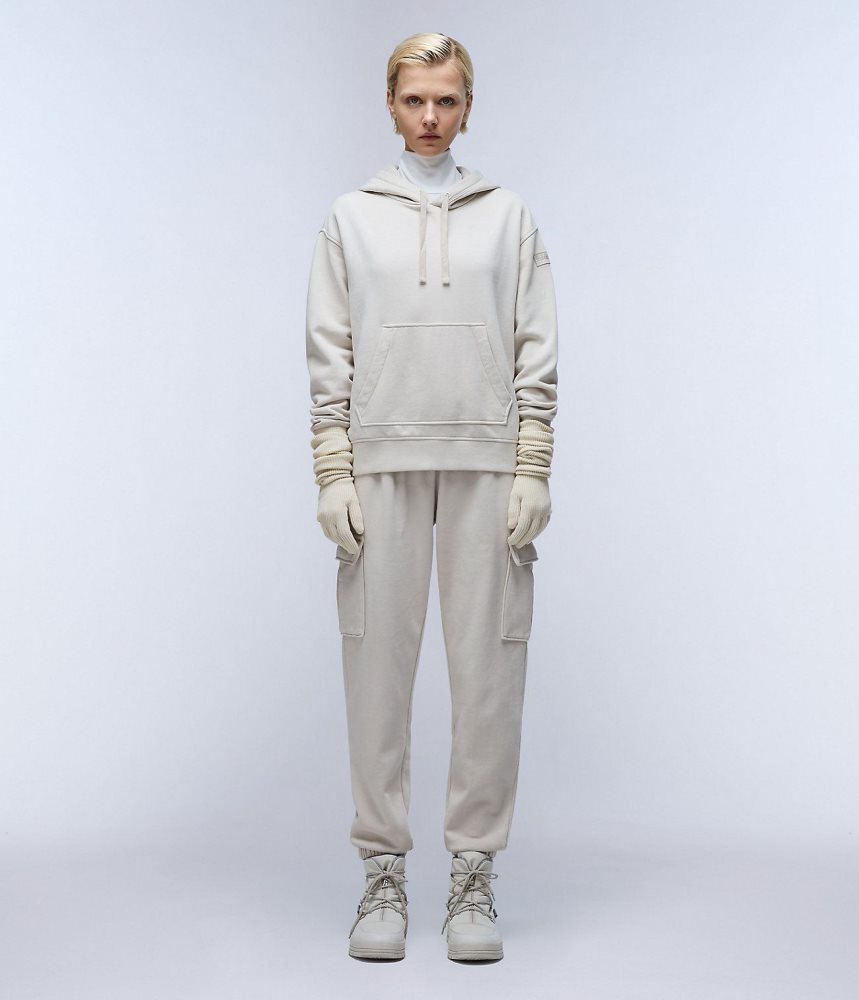 Pantaloni Jogger Dama Napapijri Castor Joggers Bej Argintii | ROU461203