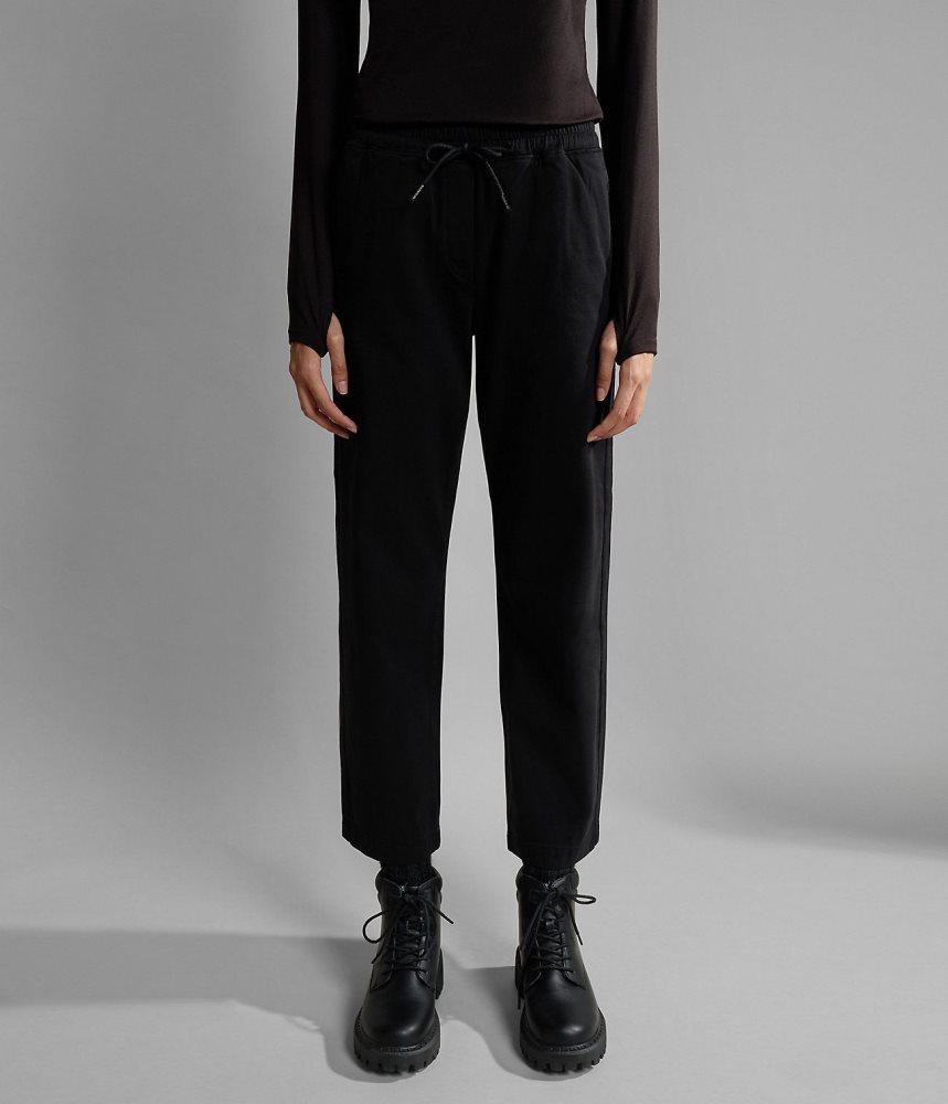 Pantaloni Jogger Dama Napapijri Olette Trousers Negrii | QLY492567