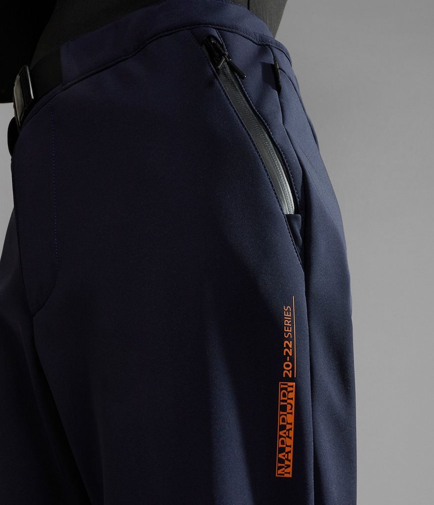 Pantaloni Schi Barbati Napapijri Zeroth Ski Pants Albastri | WND843725
