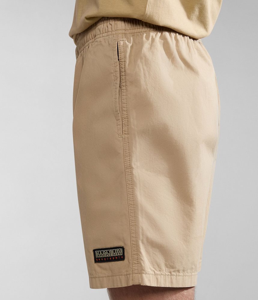 Pantaloni Scurti Barbati Napapijri Boyd Bermuda Shorts Bej | YAD357810