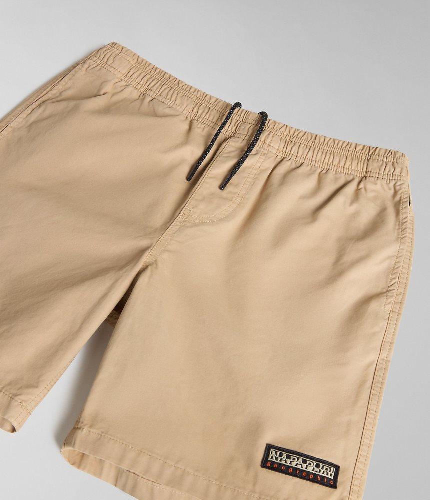 Pantaloni Scurti Barbati Napapijri Boyd Bermuda Shorts Bej | YAD357810