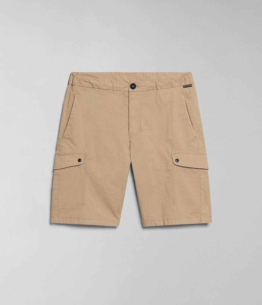 Pantaloni Scurti Barbati Napapijri Dease Bermuda Shorts Bej | PIH471086