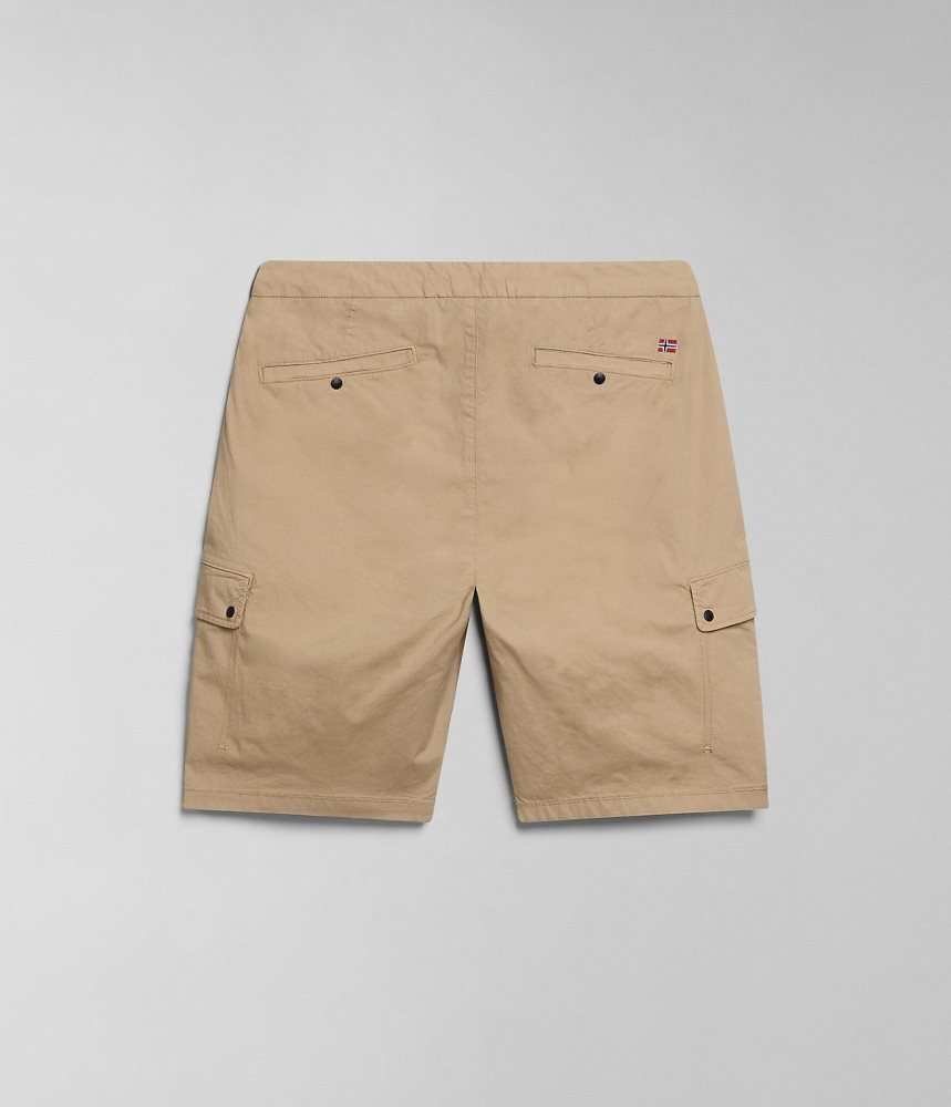 Pantaloni Scurti Barbati Napapijri Dease Bermuda Shorts Bej | PIH471086