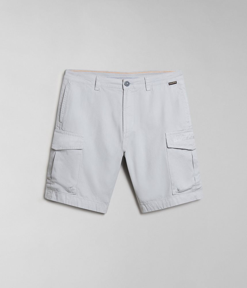 Pantaloni Scurti Barbati Napapijri Deline Bermuda Shorts Gri Deschis | TLZ074681