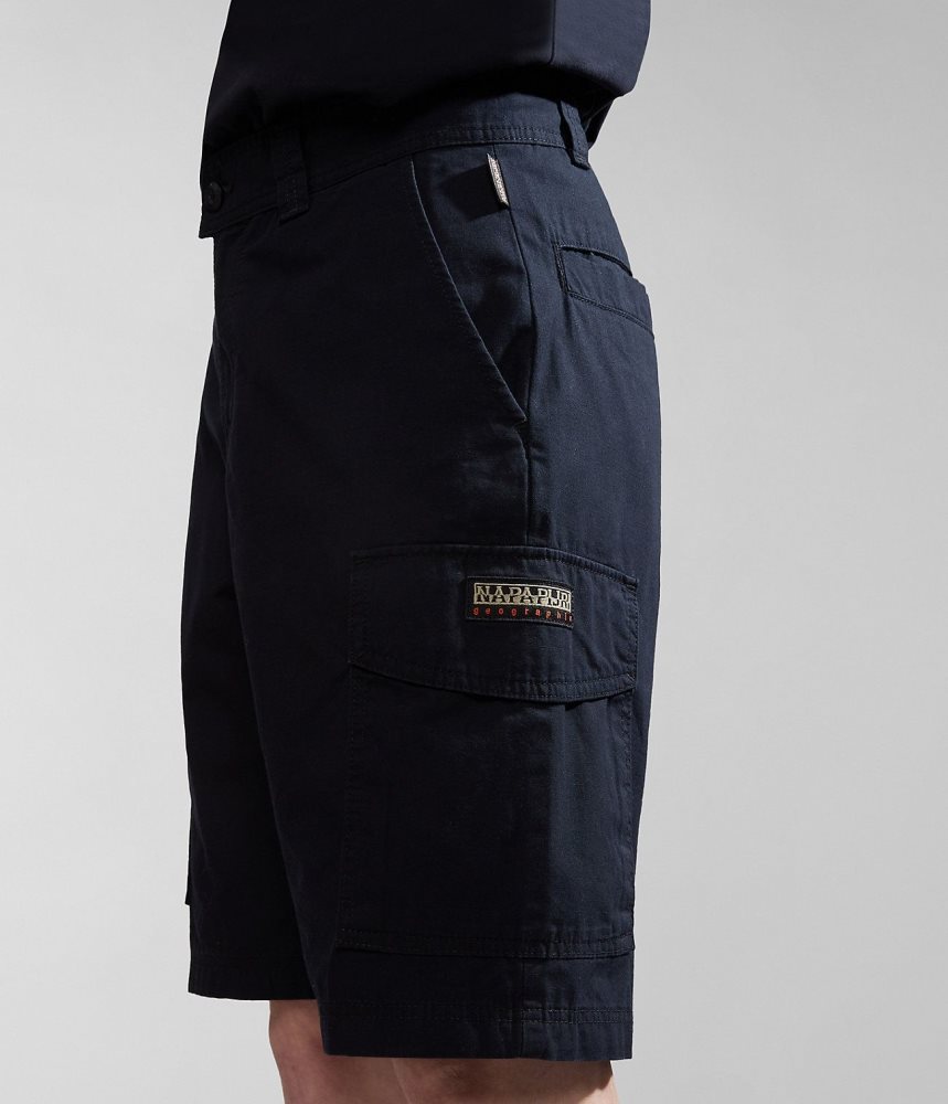 Pantaloni Scurti Barbati Napapijri Maranon Bermuda Shorts Negrii | CAN369570