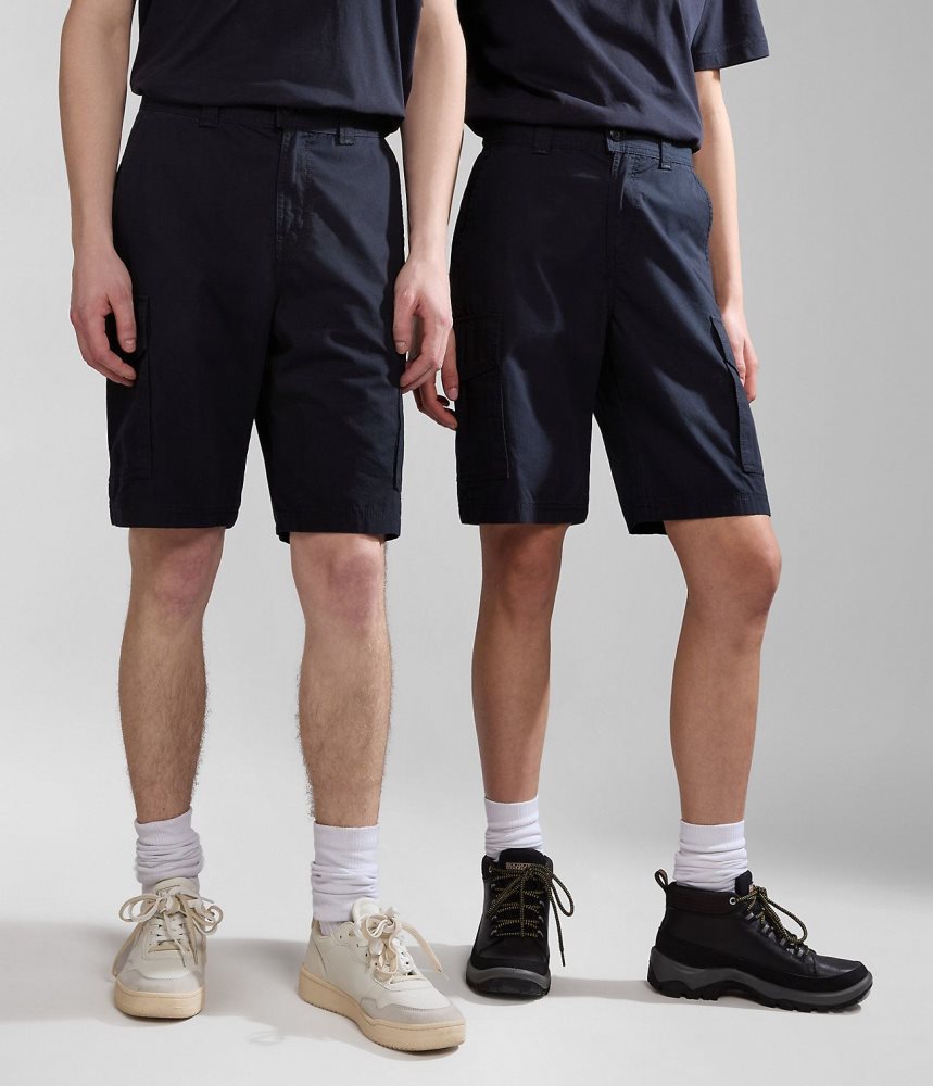 Pantaloni Scurti Barbati Napapijri Maranon Bermuda Shorts Negrii | CAN369570