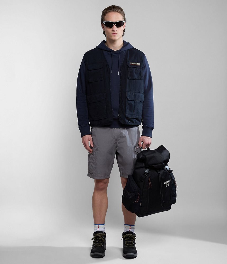 Pantaloni Scurti Barbati Napapijri Noto Bermuda Shorts Gri | QVA459873