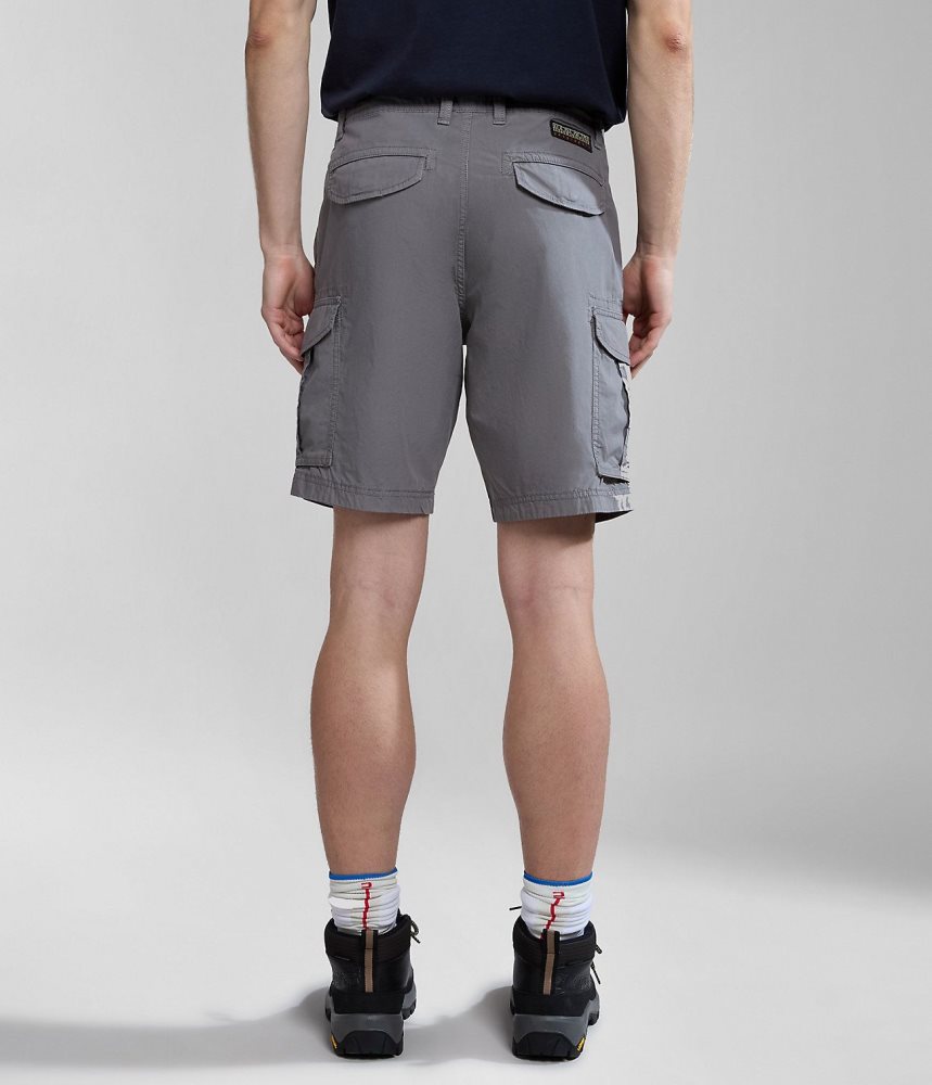 Pantaloni Scurti Barbati Napapijri Noto Bermuda Shorts Gri | QVA459873