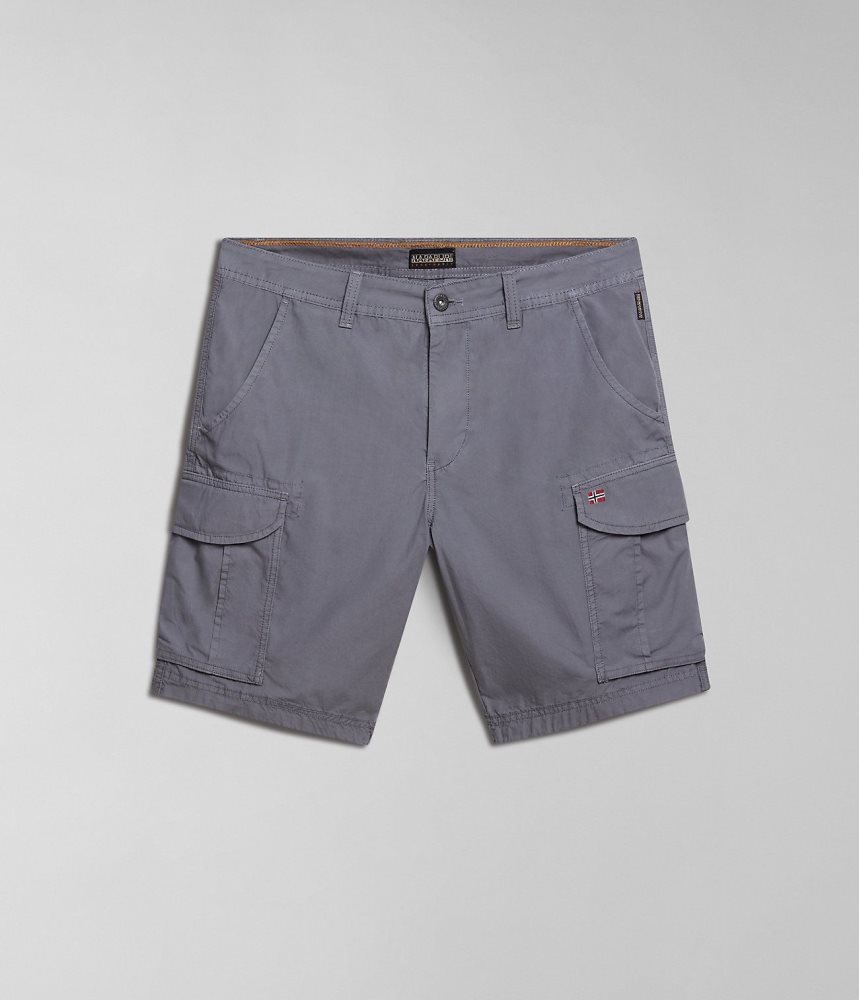 Pantaloni Scurti Barbati Napapijri Noto Bermuda Shorts Gri | QVA459873