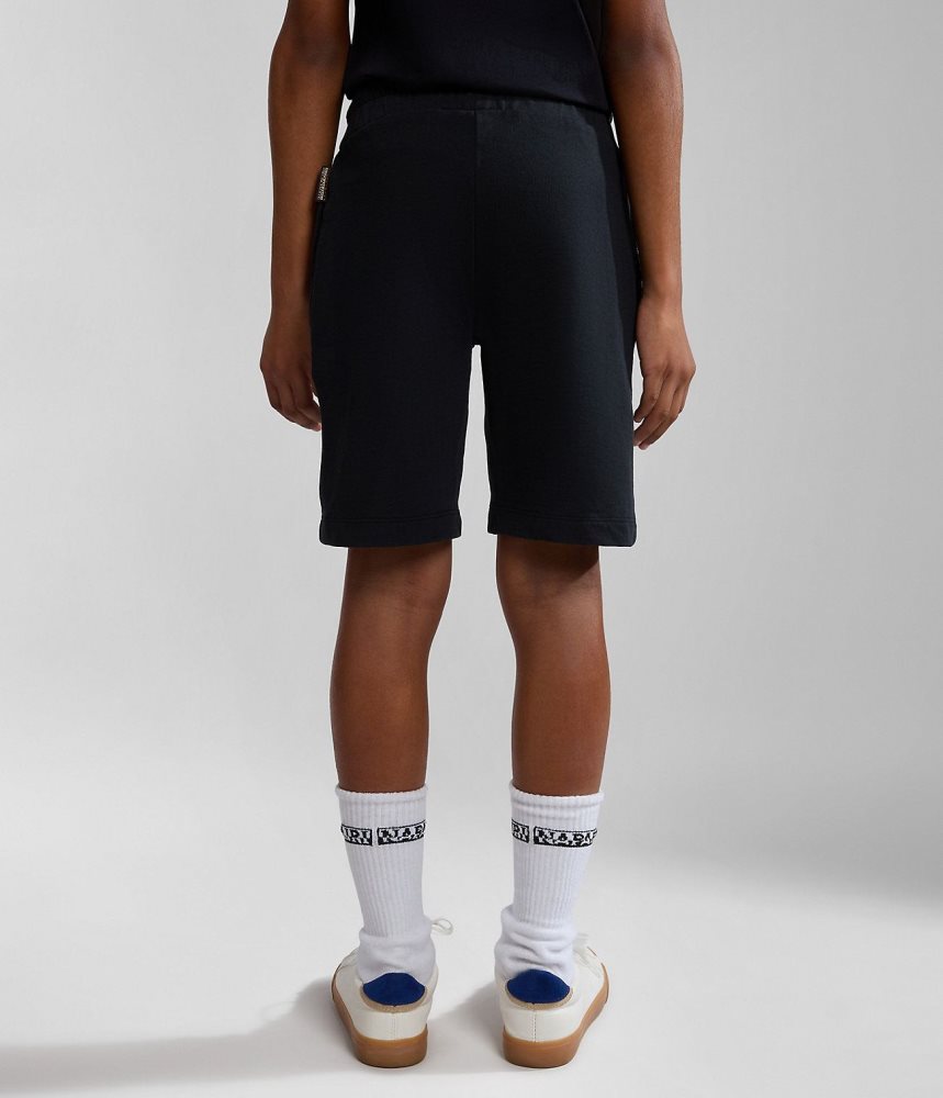 Pantaloni Scurti Copii Napapijri Kitik Bermuda Shorts (4-16 YEARS) Negrii | WTP219648