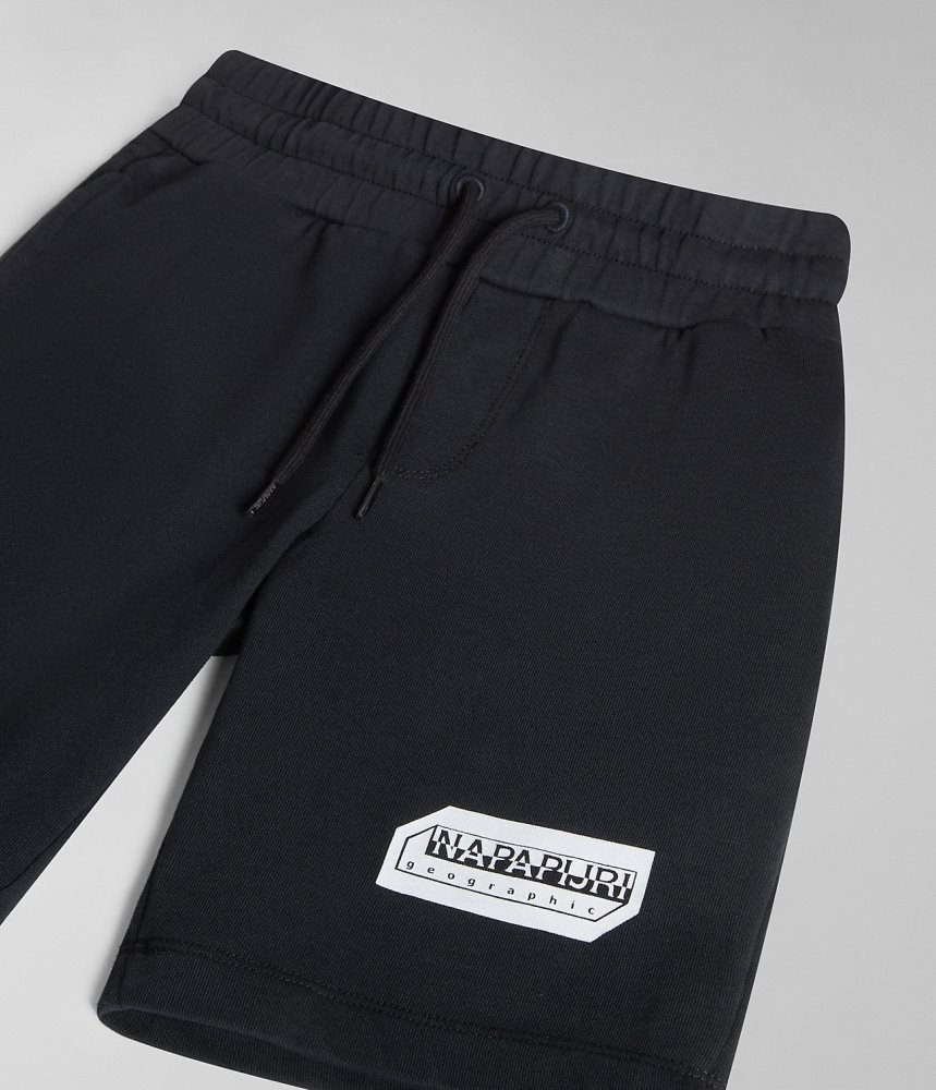 Pantaloni Scurti Copii Napapijri Kitik Bermuda Shorts (4-16 YEARS) Negrii | WTP219648