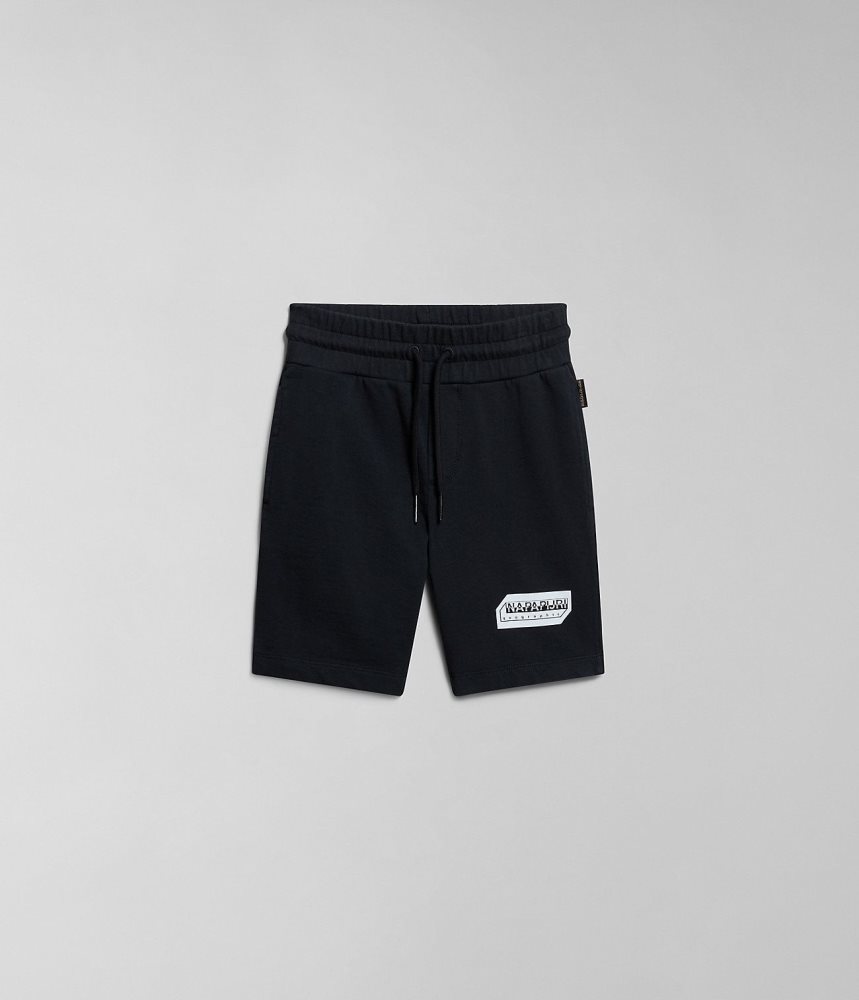 Pantaloni Scurti Copii Napapijri Kitik Bermuda Shorts (4-16 YEARS) Negrii | WTP219648