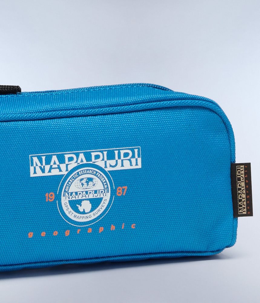 Portofel Mic Copii Napapijri Boussine Pencil Case Albastri | ZQY568721