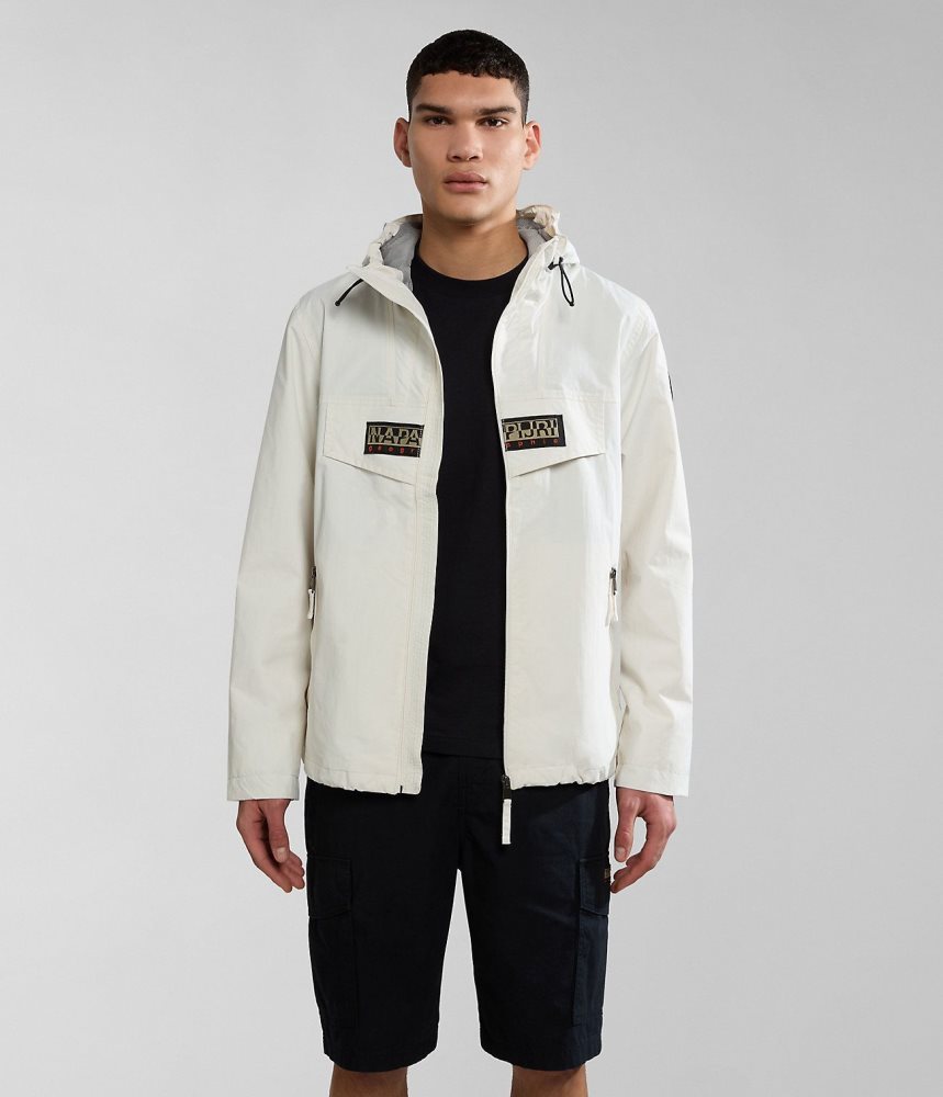 Short Jackets Barbati Napapijri Rainforest Open Summer Jacket Albi | TZU082391