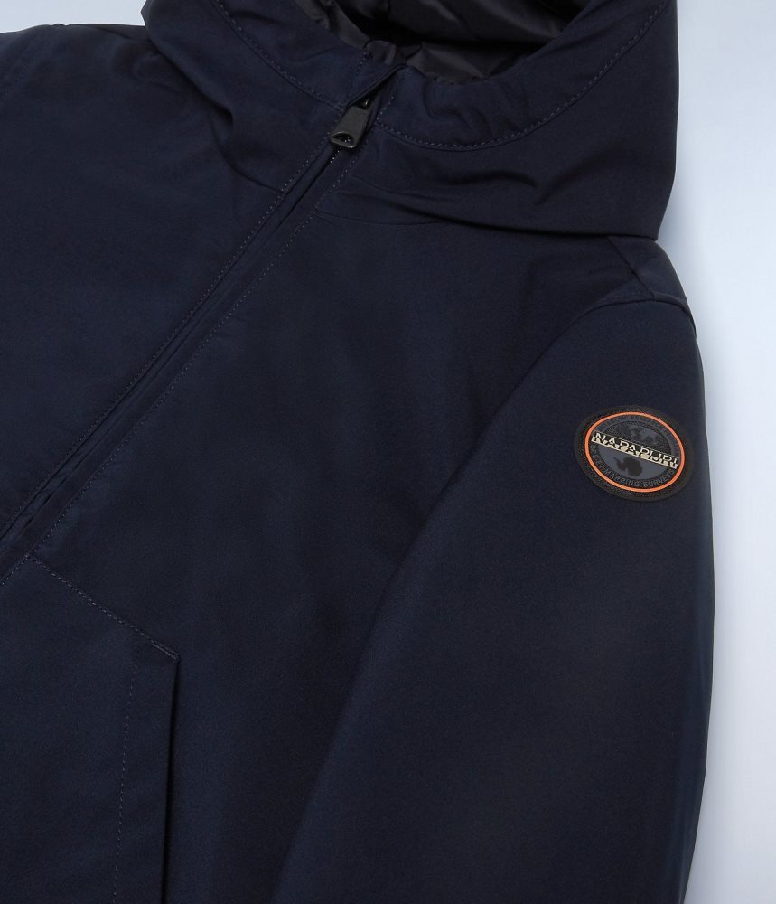 Short Jackets Copii Napapijri Altmann Short Jacket (4-16 YEARS) Albastri Inchis | NBW250837