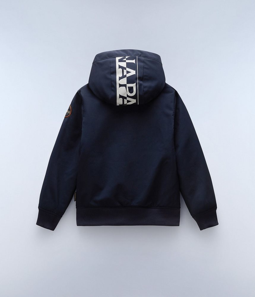 Short Jackets Copii Napapijri Altmann Short Jacket (4-16 YEARS) Albastri Inchis | NBW250837