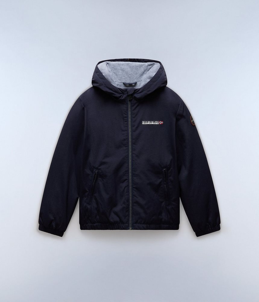 Short Jackets Copii Napapijri Scott Short Jacket (4-16 YEARS) Albastri Inchis | PDS891320