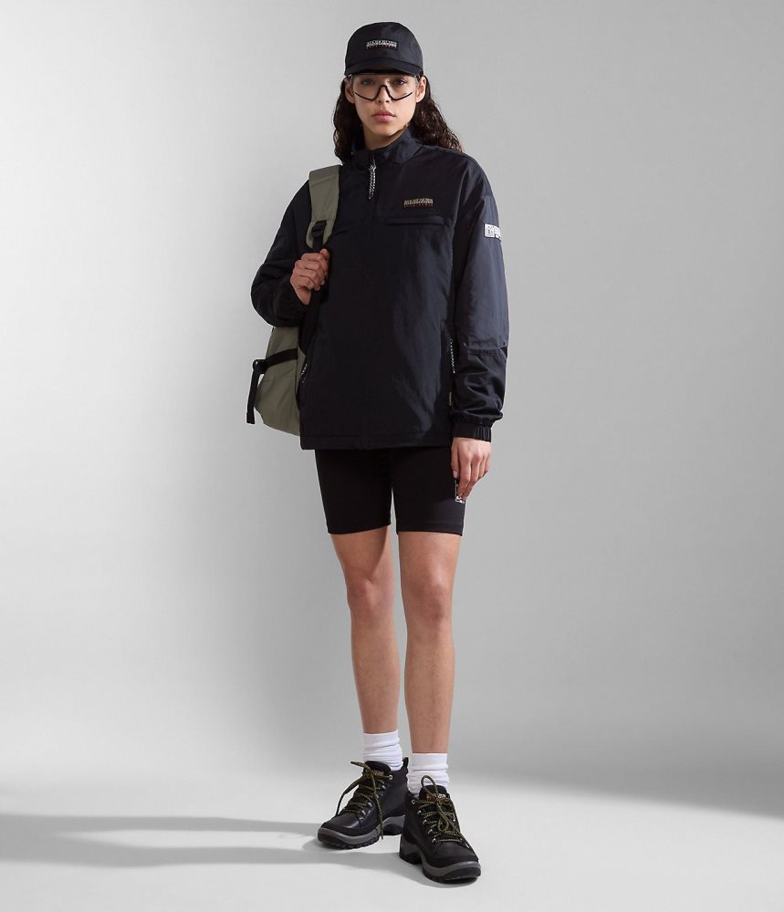 Short Jackets Dama Napapijri Boyd Short Jacket Negrii | YDG409832