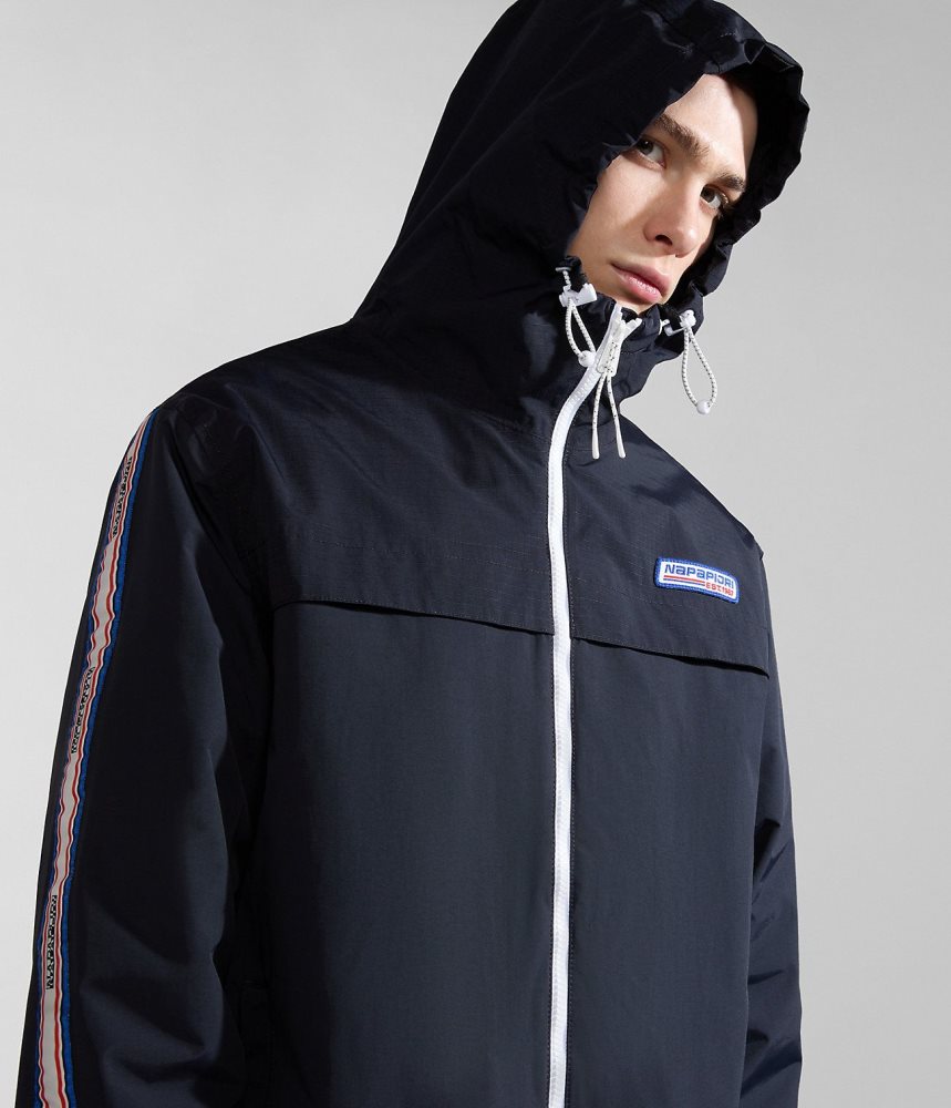 Short Jackets Dama Napapijri Grober Packable Jacket Negrii | MAH823905