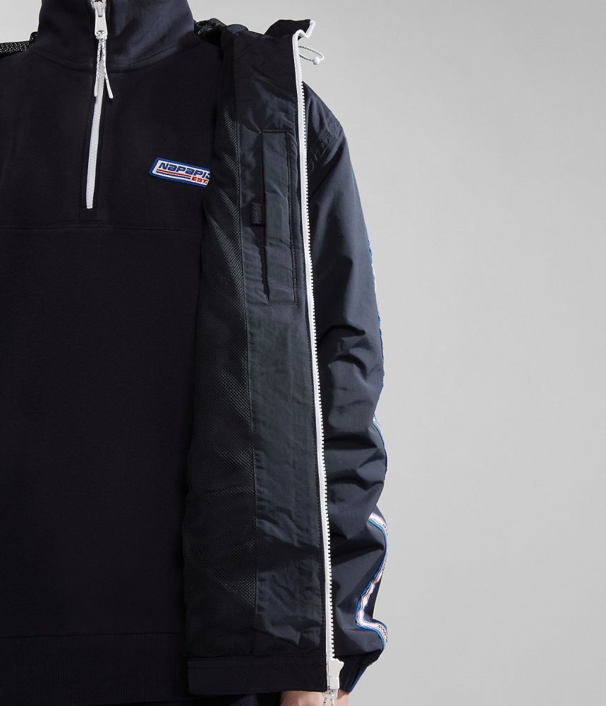 Short Jackets Dama Napapijri Grober Packable Jacket Negrii | MAH823905