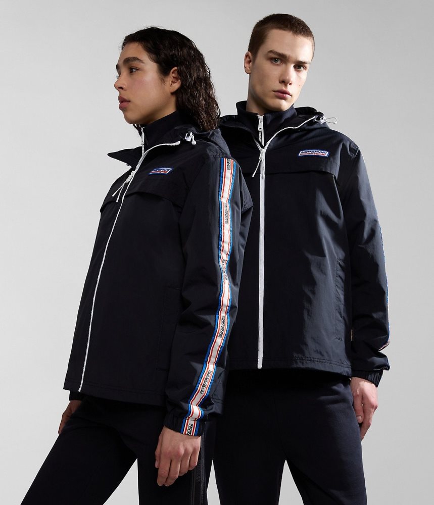 Short Jackets Dama Napapijri Grober Packable Jacket Negrii | MAH823905