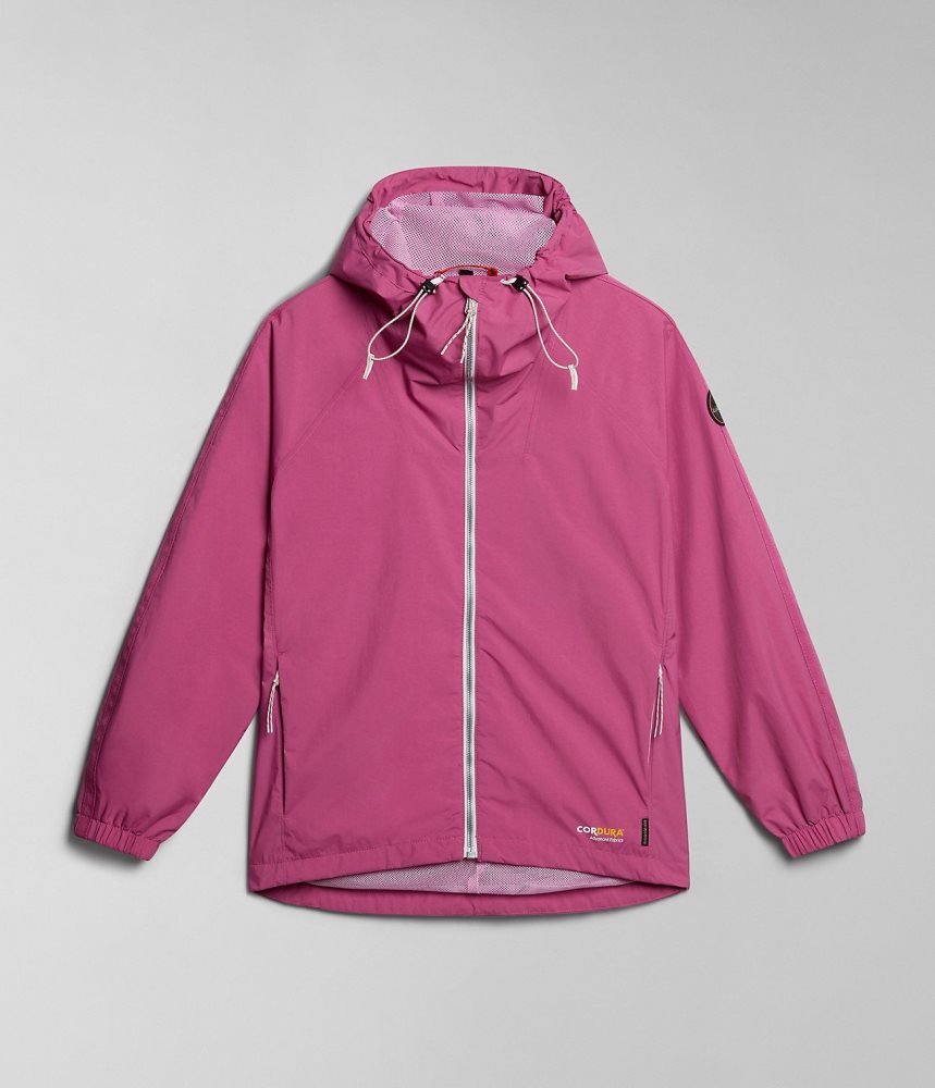 Short Jackets Dama Napapijri Makay Windbreaker Roz | VEC673214