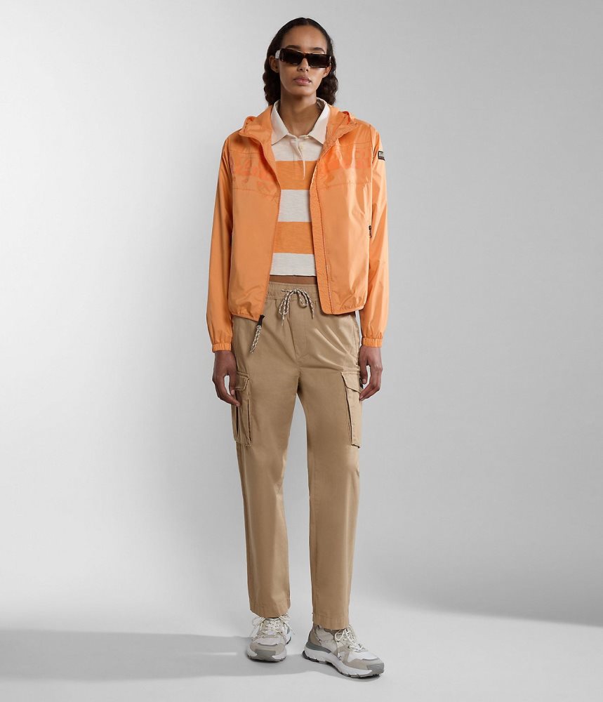 Short Jackets Dama Napapijri Raymi Short Jacket Portocalii | OIS784195