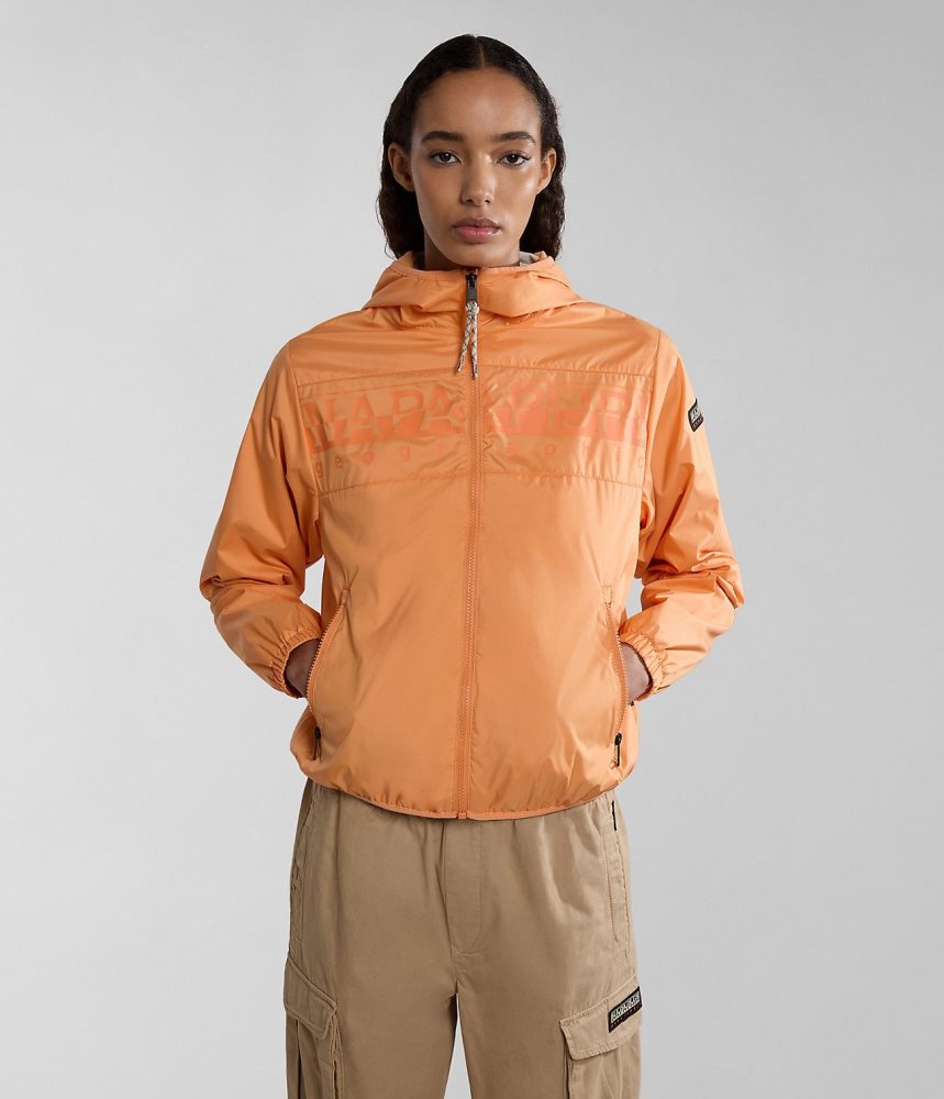 Short Jackets Dama Napapijri Raymi Short Jacket Portocalii | OIS784195