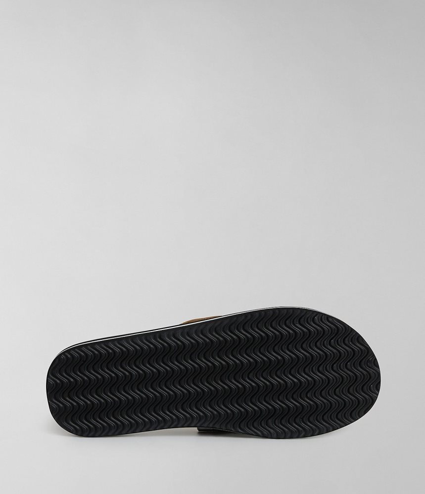 Slapi Barbati Napapijri Elm Flip-Flops Maro | SOU563781